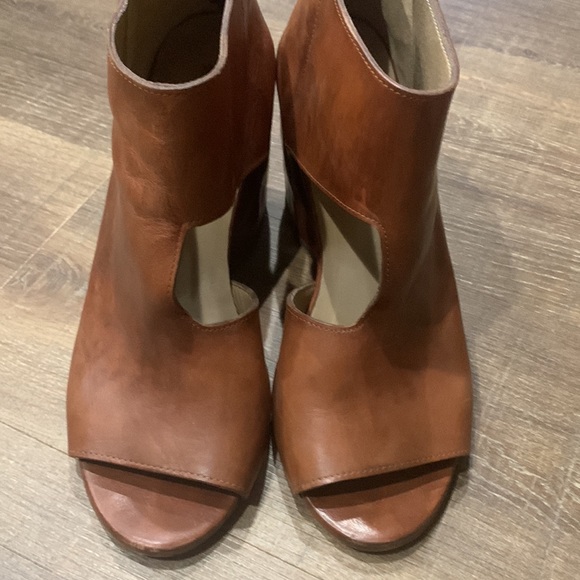 MARSELL Brown Peep Thru wedge Ankle Bootie - 41 / 11 - Picture 9 of 10